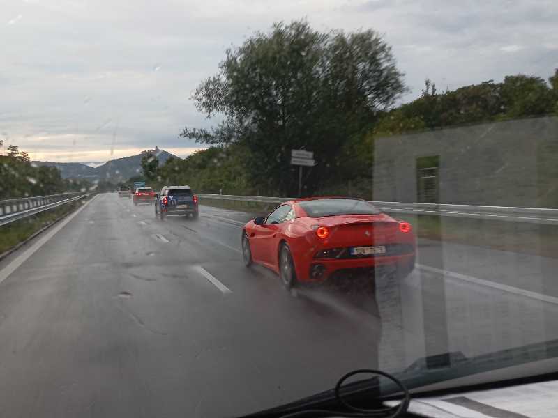 Ferrari California spotted in Most