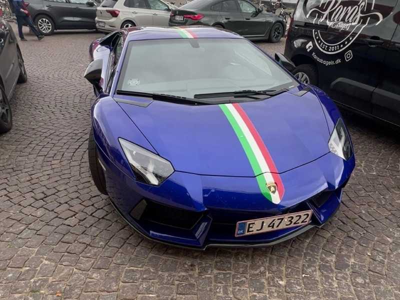 Lamborghini Aventador spotted in Klinteby Frihed