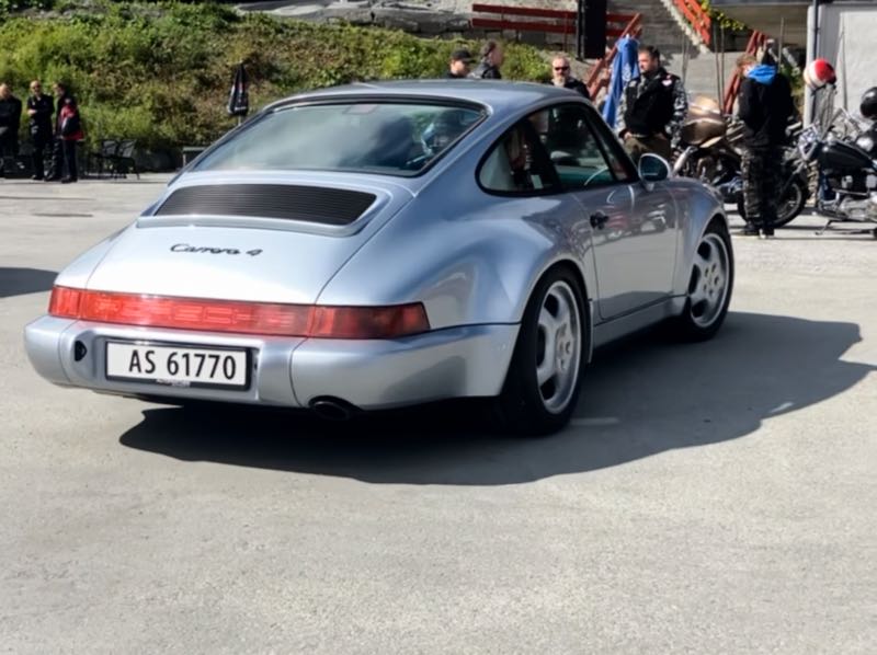 Porsche 911 Carrera 4 spotted in Ål