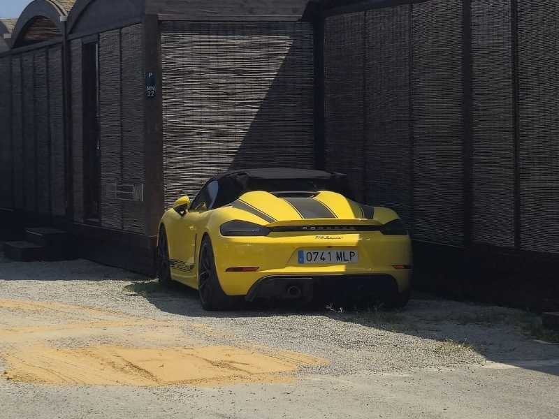 Porsche 718 Spyder spotted in Castelló d'Empúries