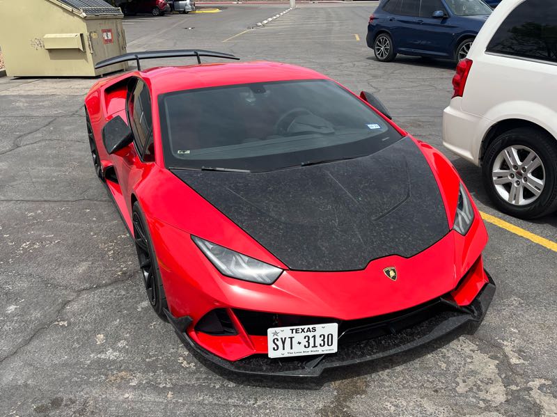 Lamborghini Huracán spotted in El Paso