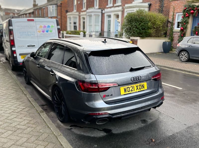 Audi RS4 spotted in Blackpool