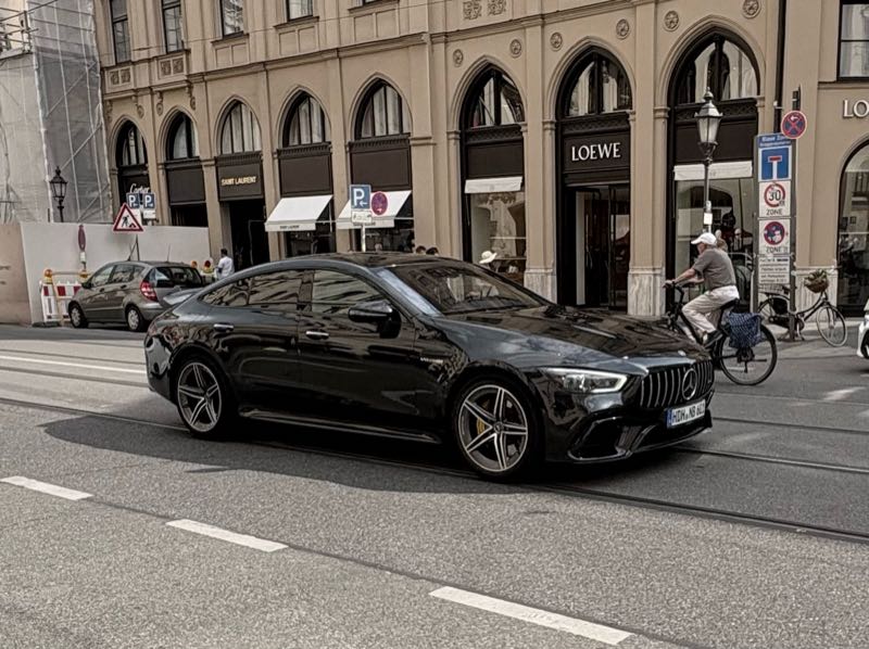 Mercedes-Benz AMG GT 4-Door Coupe (2020) spotted in Munich, Germany