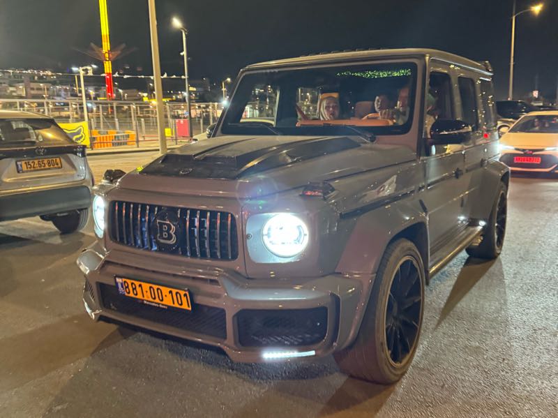 Mercedes-Benz G-Class Brabus spotted in Eilat