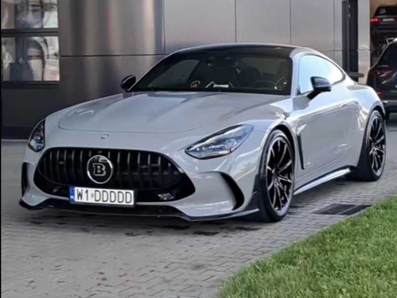 Mercedes-Benz AMG GT spotted in Šiauliai