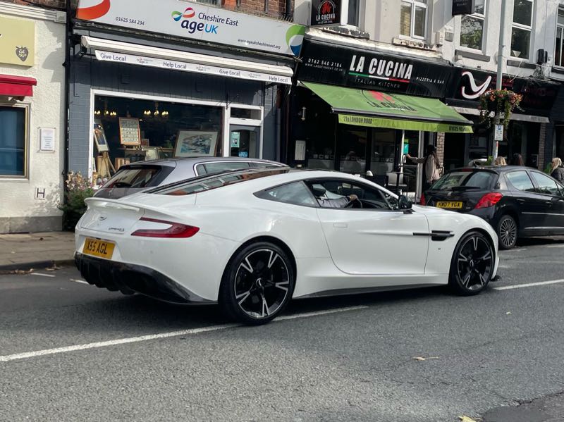 Aston Martin Vanquish spotted in Manchester