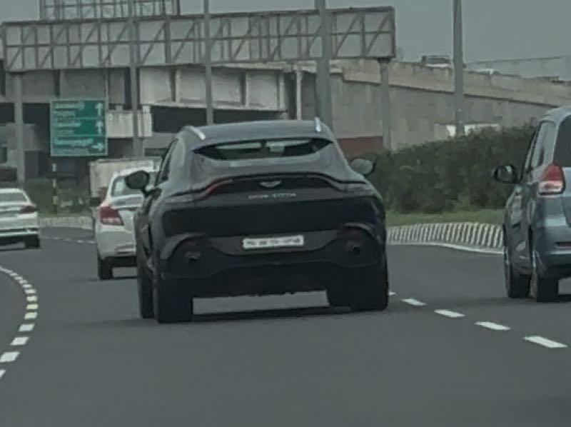 Aston Martin DBX spotted in Coimbatore