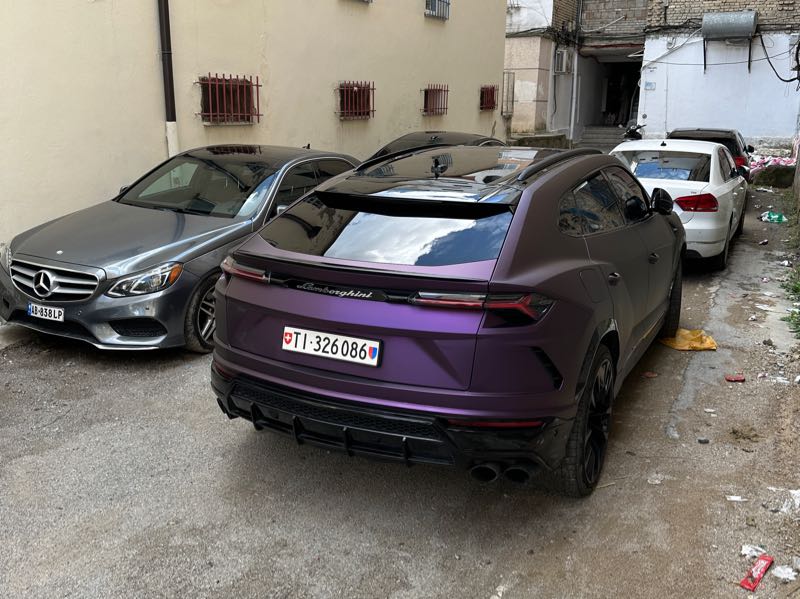 Lamborghini Urus spotted in Tirana