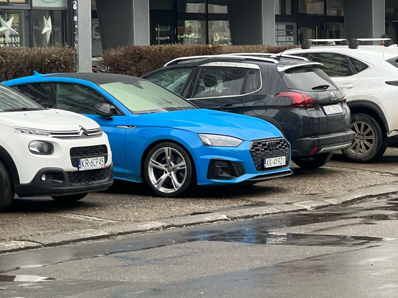 Audi S5 spotted in Kraków