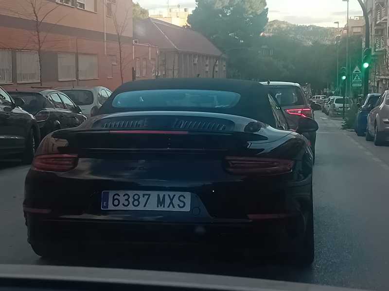 Porsche 911 spotted in Molina de Segura