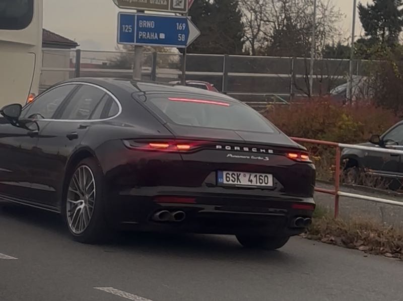 Porsche Panamera Turbo S (2021) spotted in Kolín, Czechia
