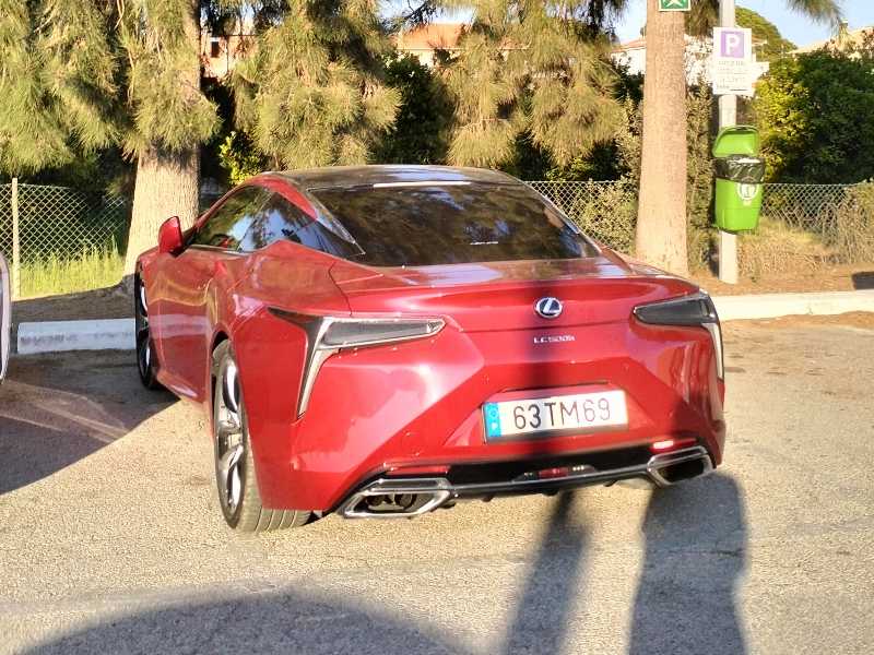 Lexus LC 500 spotted in Vila Real de Santo António