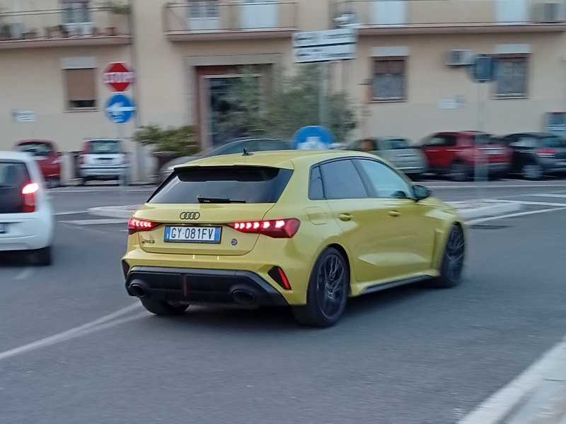 Audi RS3 (2022) spotted in Rome, Italy