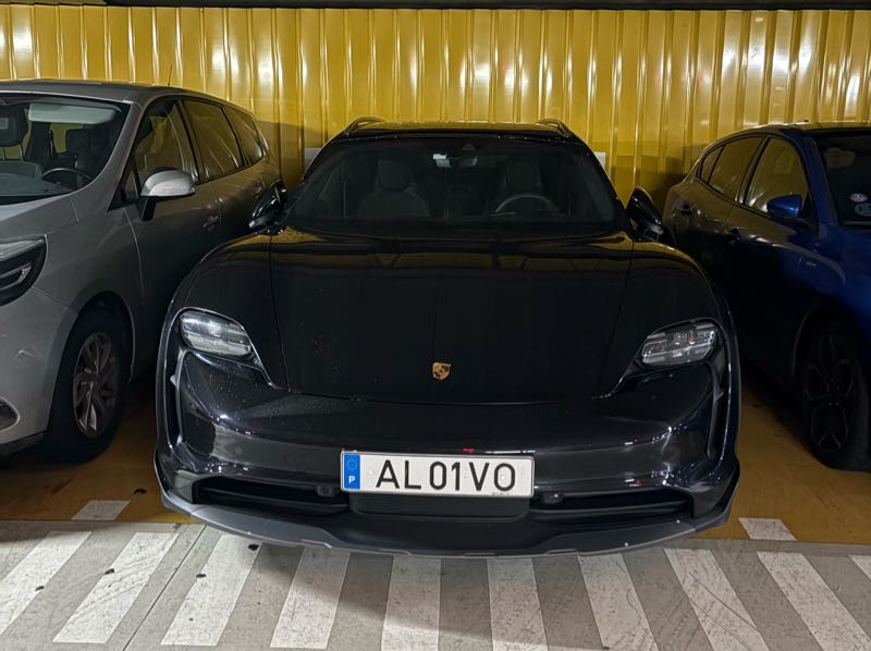 Porsche Taycan (2020) spotted in Madrid, Spain