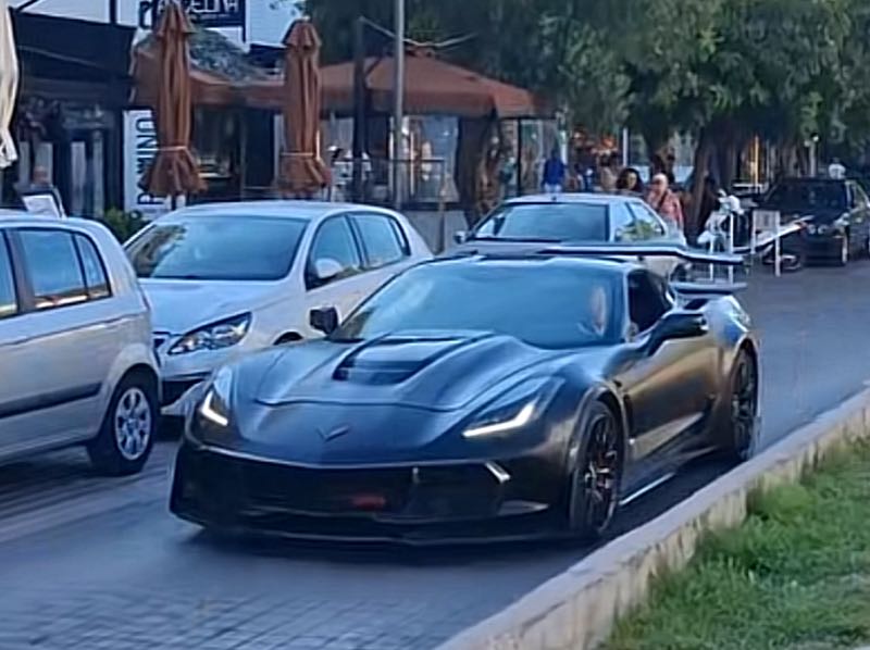 Chevrolet Corvette Z06 (2015) spotted in Municipal Unit of Keratsini, Greece
