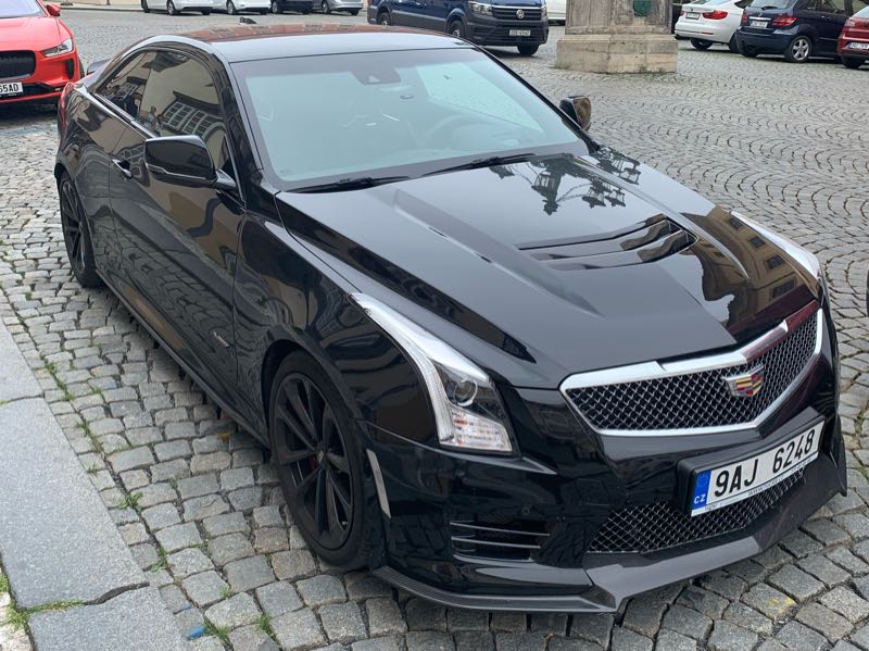 Cadillac ATS-V spotted in Prague