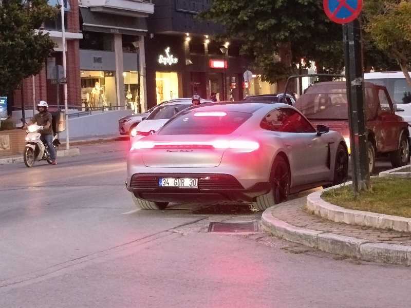Porsche Taycan spotted in Alexandroupoli