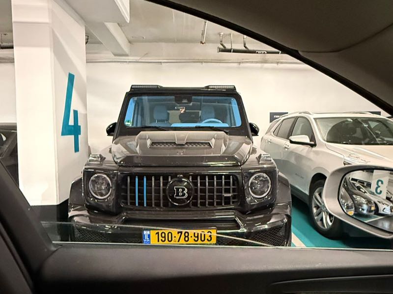 Mercedes-Benz G-Class Brabus spotted in Kfar Saba