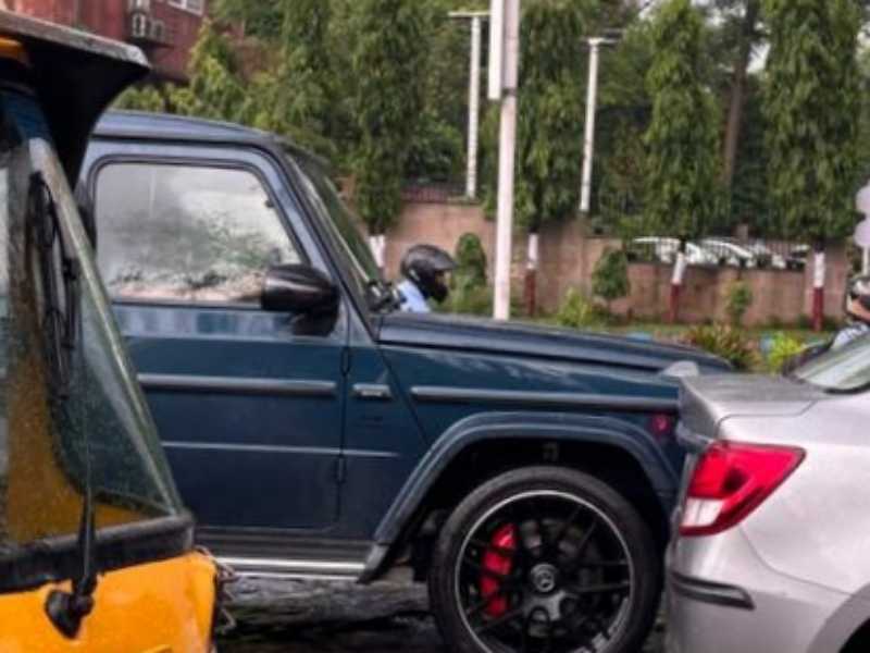Mercedes-Benz G-Class spotted in Delhi