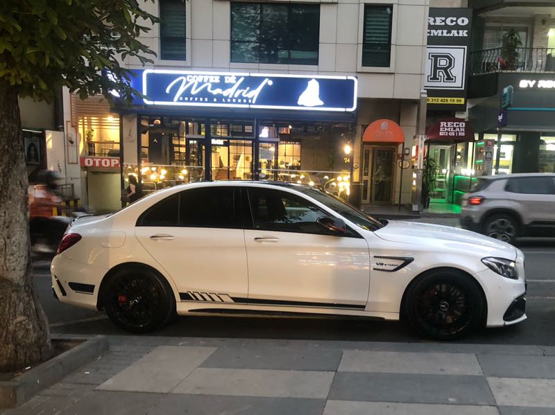 Mercedes-Benz C63 AMG spotted in Ankara