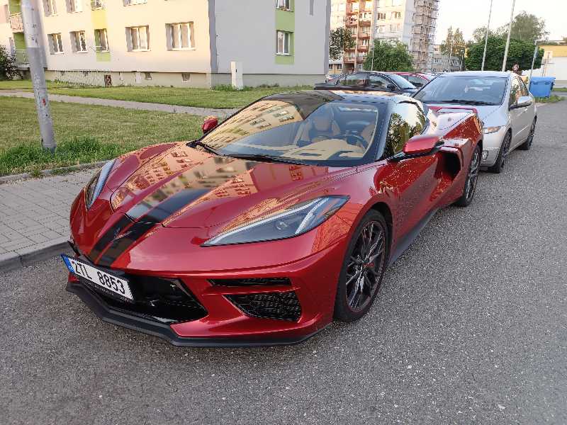 Chevrolet Corvette spotted in Ostrava