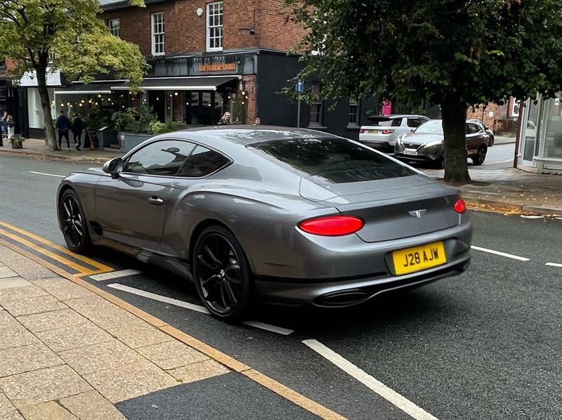 Bentley Continental GT (2021) spotted in Manchester, United Kingdom