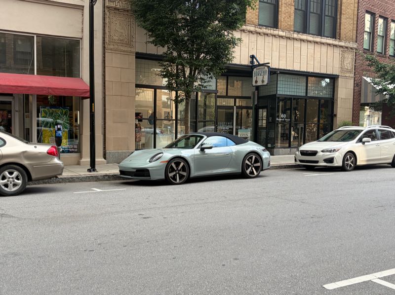 Porsche 911 Cabriolet spotted in Asheville