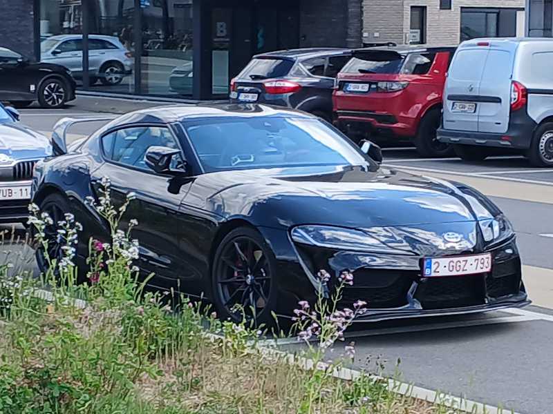 Toyota Supra (2020) spotted in Brussels, Belgium