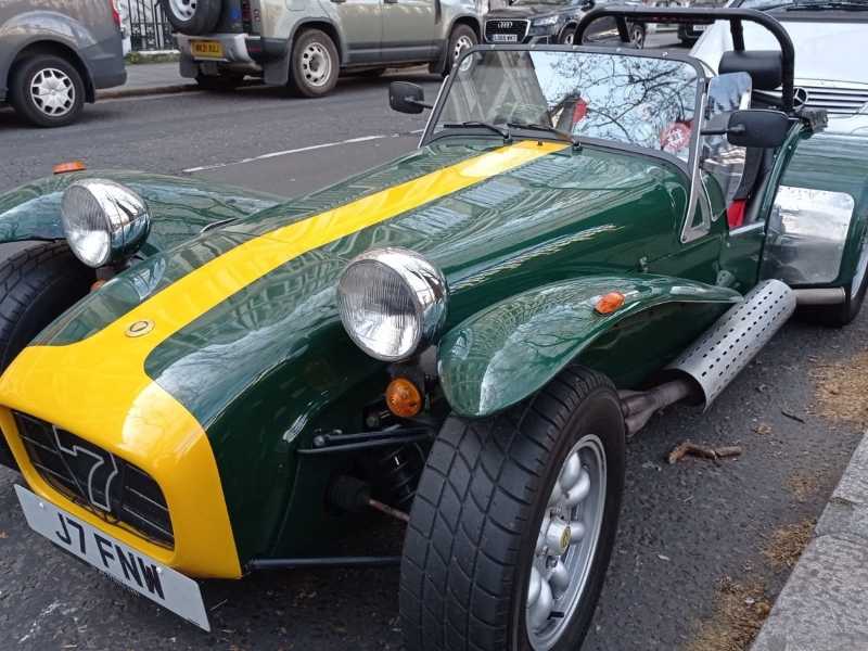 Caterham Seven spotted in London