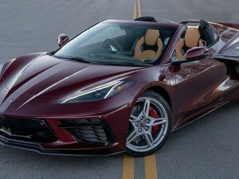 Chevrolet Corvette C8 spotted in Kladno