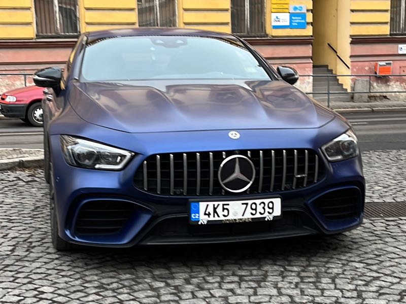 Mercedes-Benz AMG GT 4-Door Coupe spotted in Ústí nad Labem