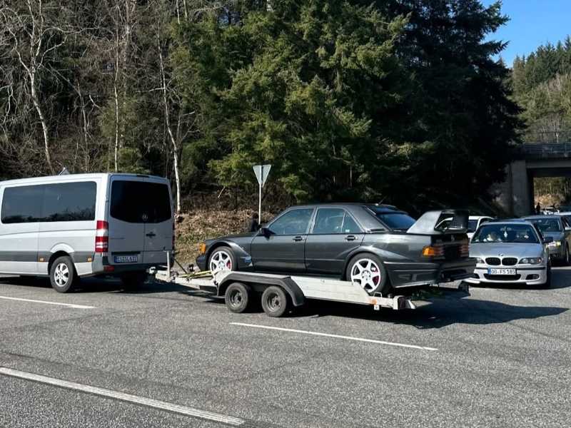 Mercedes-Benz 190E 2.5-16 spotted in Nürburg