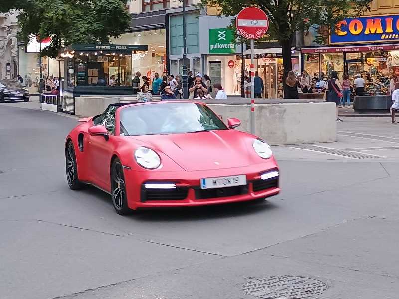 Porsche 911 Turbo S (2021) spotted in Vienna, Austria