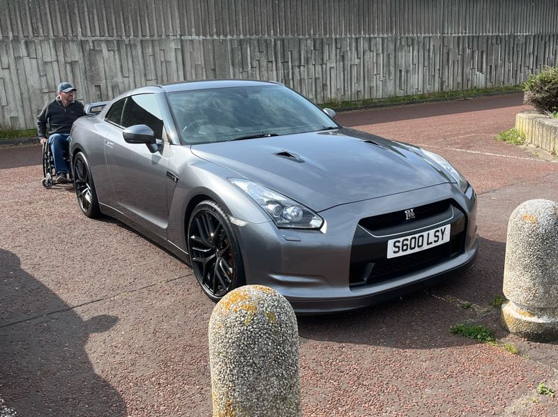Nissan GT-R (2009) spotted in Llandudno, United Kingdom