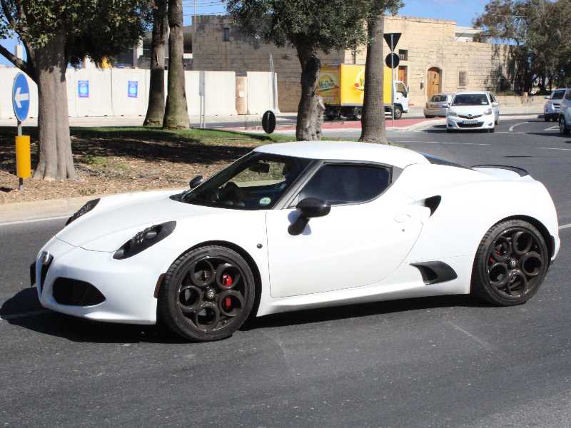Alfa Romeo 4C spotted in Żebbuġ