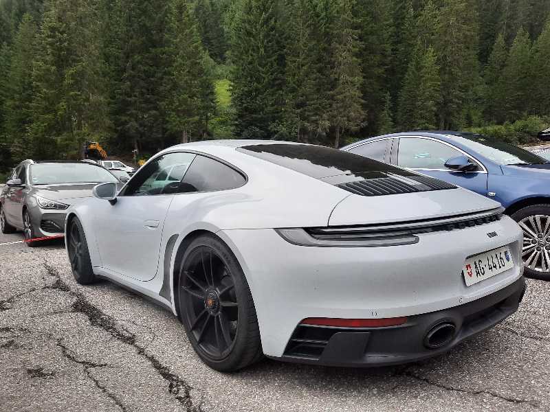 Porsche 911 (2024) spotted in Damüls, Austria