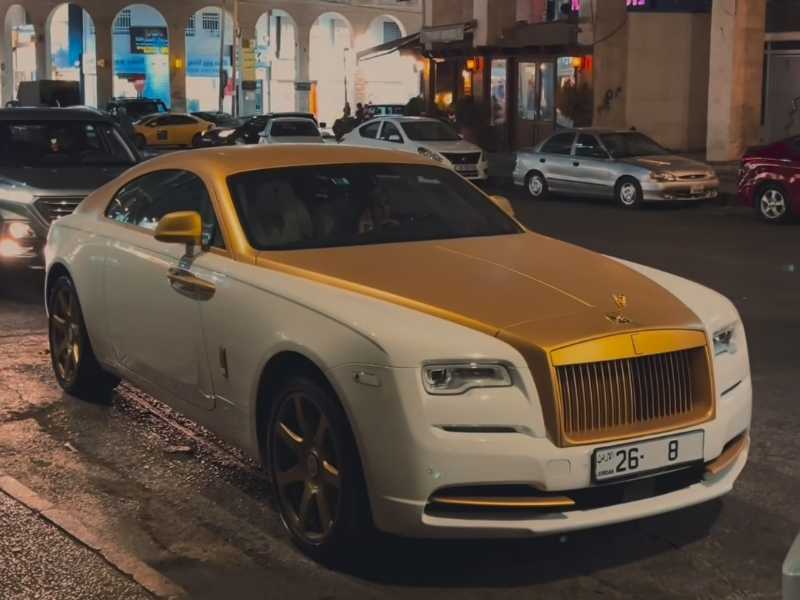 Rolls-Royce Wraith spotted in Amman