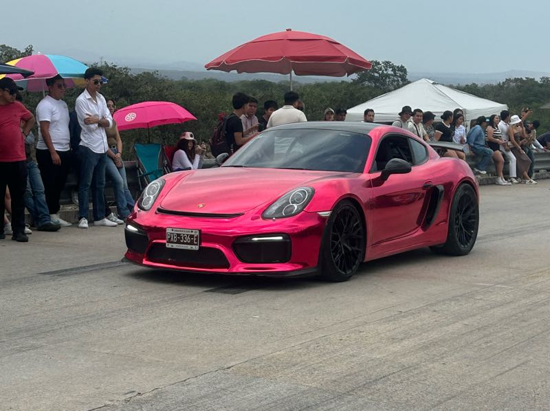 Porsche Cayman (2016) spotted in Nicolás Blanco (San Pancho), Mexico