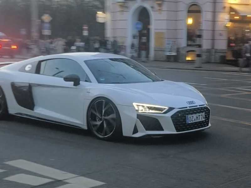 Audi R8 spotted in Leipzig