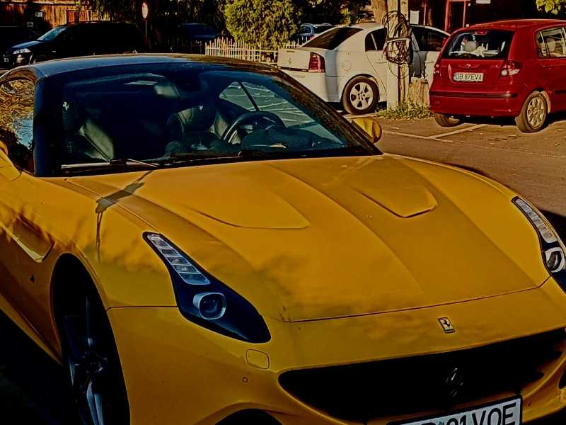 Ferrari California T spotted in Târgovişte