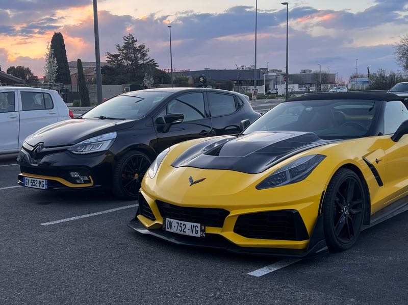 Chevrolet Corvette Z06 spotted in Chambéry