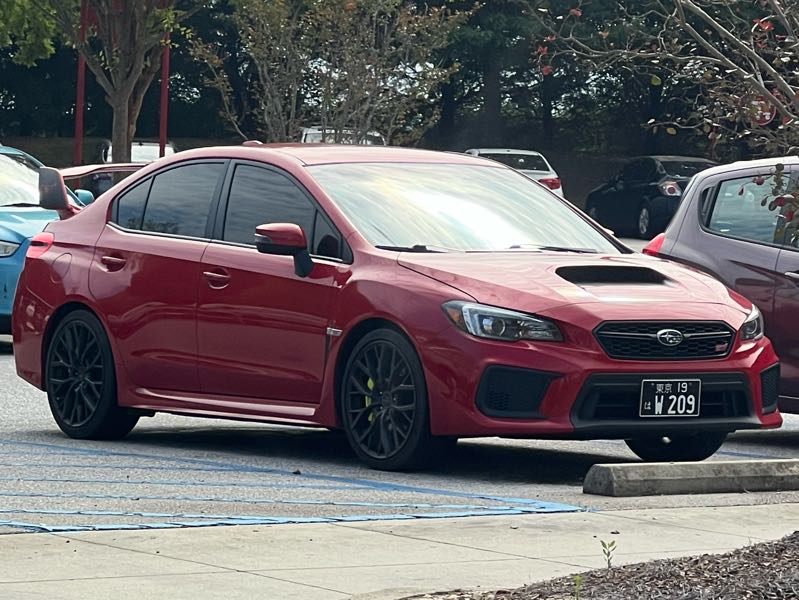Subaru WRX STI spotted in Lexington-Fayette