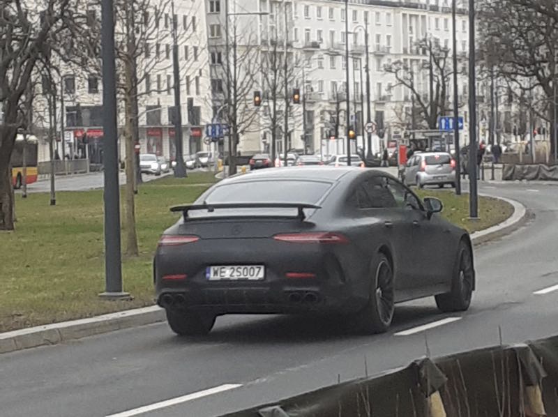 Mercedes-Benz AMG GT 4-Door Coupe spotted in Warsaw