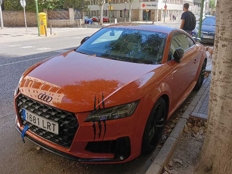 Audi TT RS (2021) spotted in Palma, Spain