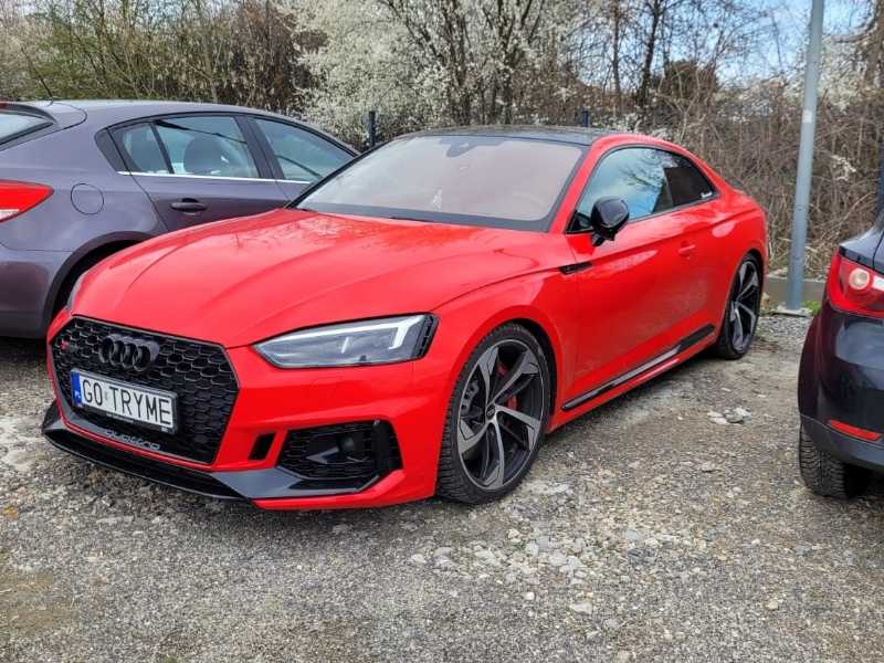 Audi RS5 spotted in Tarnobrzeg