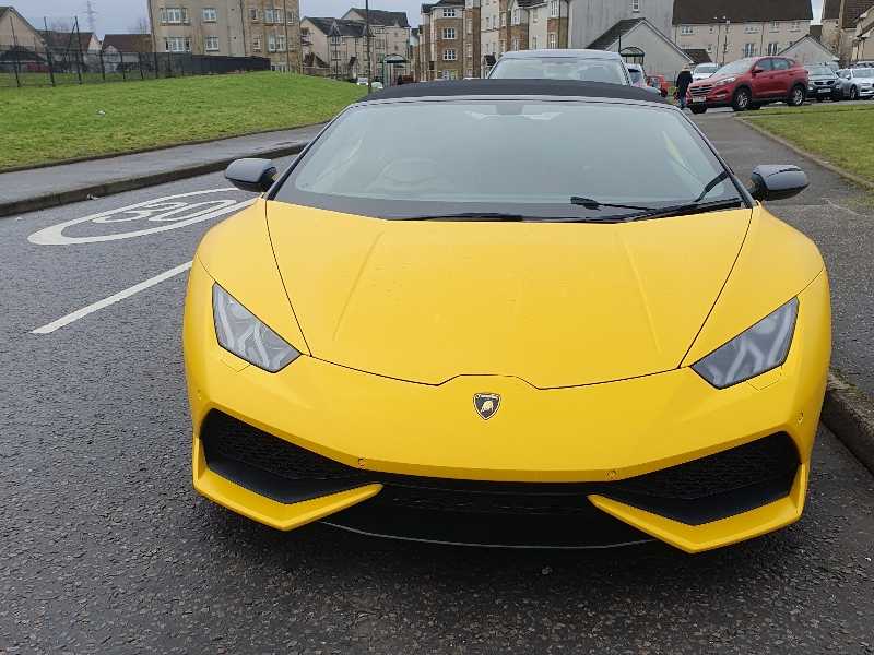 Lamborghini Huracán spotted in Livingston