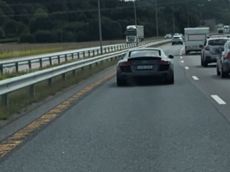 Audi R8 spotted in Fredrikstad