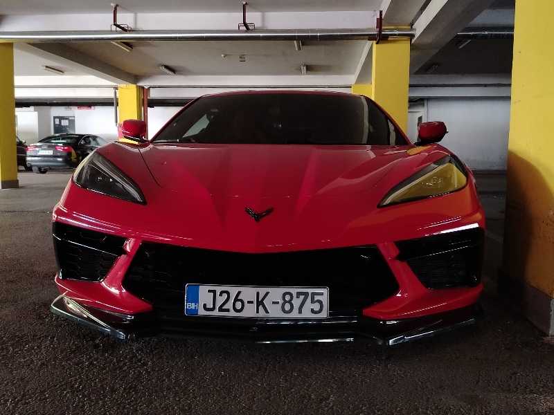Chevrolet Corvette C8 (2020) spotted in Tuzla, Bosnia and Herzegovina