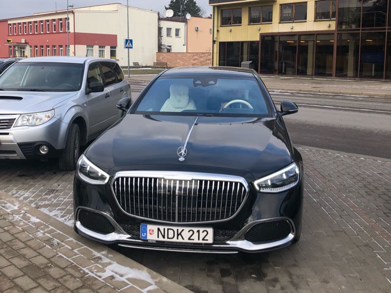Mercedes-Benz S-Class spotted in Varėna