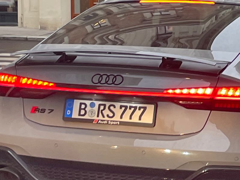 Audi RS7 (2021) spotted in Vienna, Austria